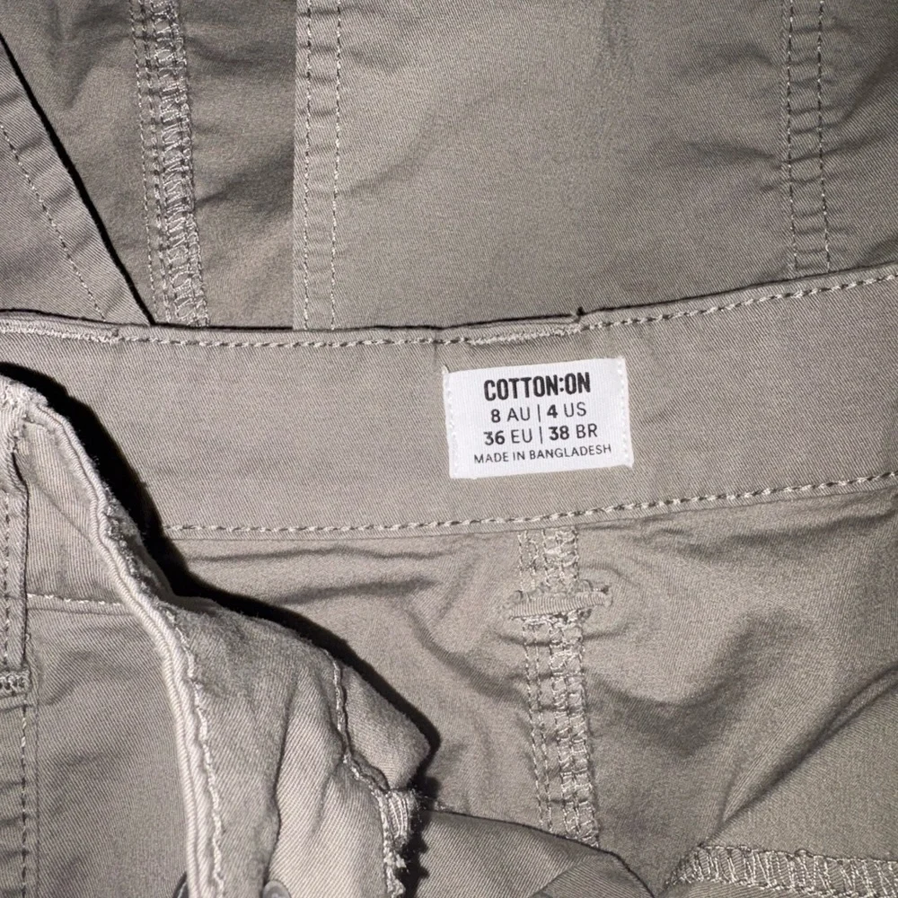 Cotton On Olive Cargo Utility Maxi Skirt